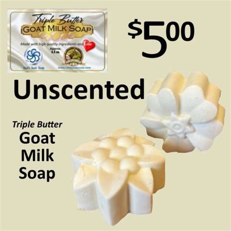 Unscented Goat Milk Soap Sonis Suds Soaps And More