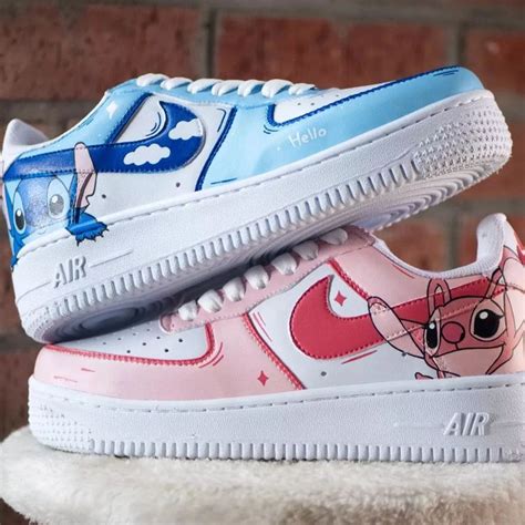 Stitch Air Force Custom Cute Nike Shoes Nike Shoes Women Fashion