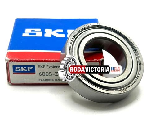 SKF 6005 ZZ Deep Groove Ball Bearing Metal Shielded 25x47x12 Mm