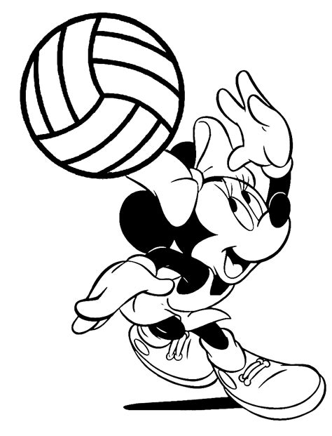 P Ginas Para Colorear De Voleibol Coloringpagesonly