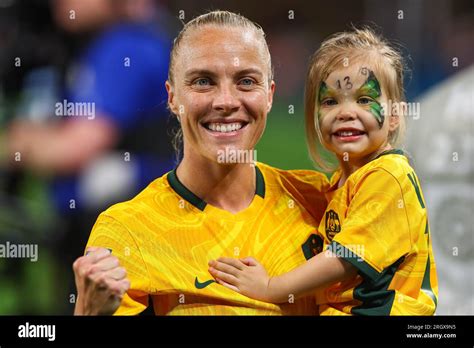 Tameka Yallop 13 Of Australia Celebrates Her Sides Victory In The Fifa