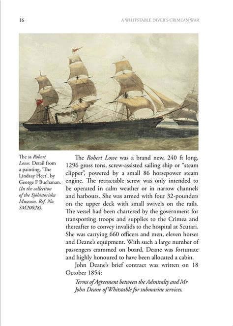 A Whitstable Divers Crimean War By J Bevan The Historical Diving