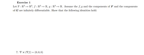 Solved Let F R3↦r3 F R3↦r G R3↦r Assume The F G And The