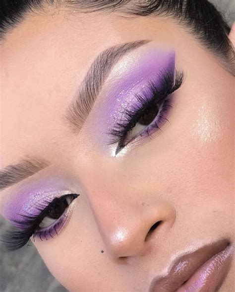 Lilac Eye Makeup White Eye Makeup Purple Eyeshadow Looks Purple