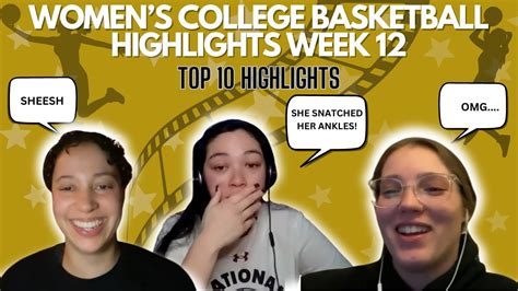 Week 12 Top 10 Ncaa Womens College Basketball Highlights 2024 Youtube