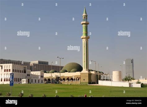 A view of Al Shouyoukh Mosque in Doha, Qatar, it is one of the biggest ...