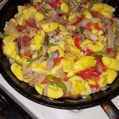 Jamaicas National Dish Ackeeand Saltish The Ackee Fruit Was Imported