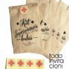 BOLSAS KRAFT KIT DE SUPERVIVENCIA BODAS 1 Pack 20 Und