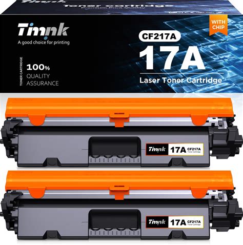 High Yield 17a Cf217a Toner Cartridges 2 Packs Black