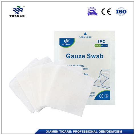 Sterilized Hospital Clinic Single Use X Cm Cotton Surgical Gauze