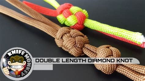 How To Tie A Long Diamond Or Lanyard Knot Watch