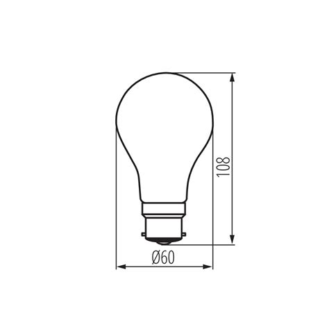 XLEDIM A60 B22 12W CW Żarówki LED E27 sklep Kanlux for home