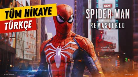 Marvel s Spiderman Remastered Hikayesi Türkçe Spiderman Oyun Hikayesi