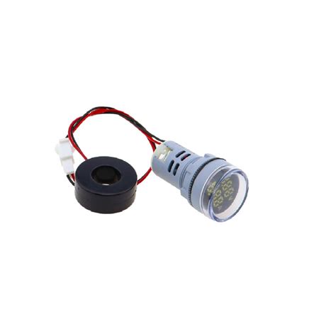 White Ac V A Mm Ad Dva Round Led Hertz Meter Indicator