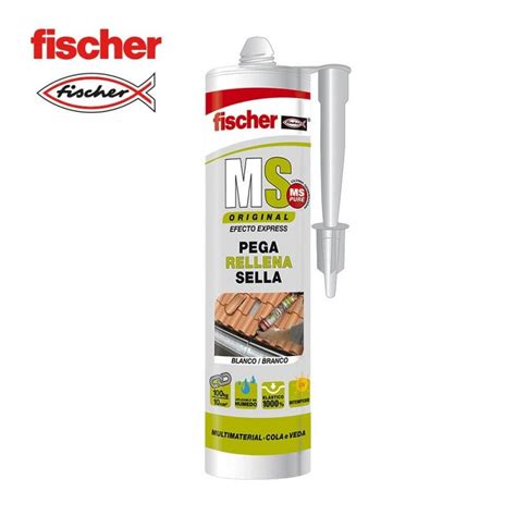 Ms White Adhesive Sealant FISCHER 290ml La Tienda De Electricidad