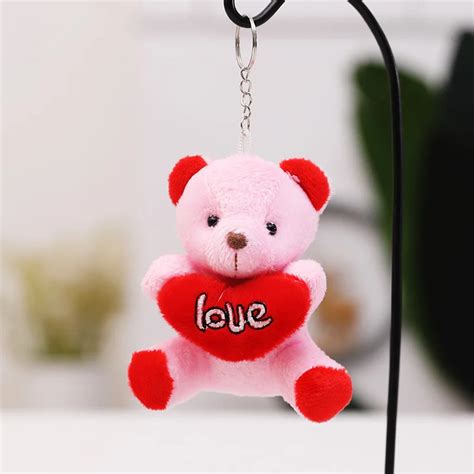 Allogogo Valentines Day Mini Teddy Bear Stuffed Animals Toys Doll Mini