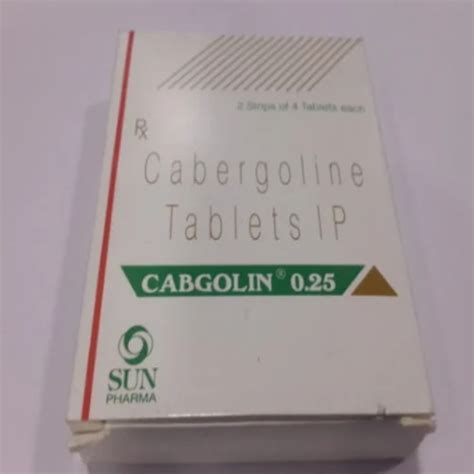 Cabergoline Cabgolin Mg At Rs Strip Of Tablets Cabgolin