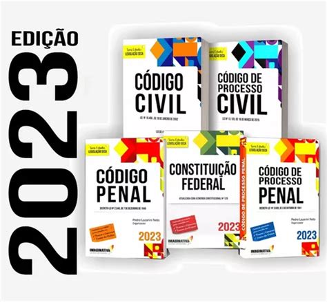 Combo Legislação Seca 2023 Constituição Federal Código Civil