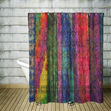 Boho Chic Shower Curtain Gypsy Romance By Folkandfunky On Etsy