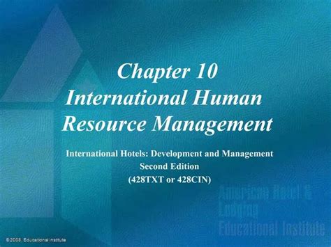 Ppt Chapter 10 International Human Resource Management Powerpoint Presentation Id 756909