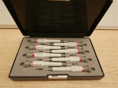 Facom Ae J Pce Microtech Slotted Phillips Precision Screwdriver Set