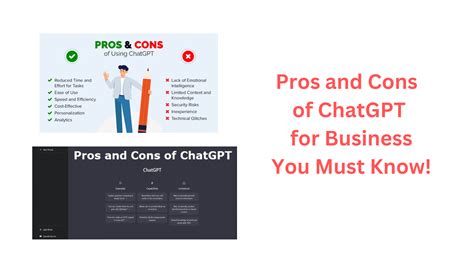 24 Pros And Cons Of Chatgpt For Business You Must Know