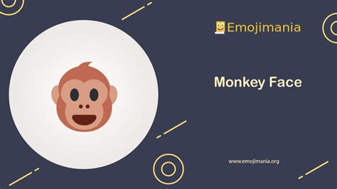 🐵 Meaning | Monkey Face Emoji | Copy and Paste