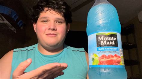 Minute Maid Blue Raspberry Taste Review Youtube