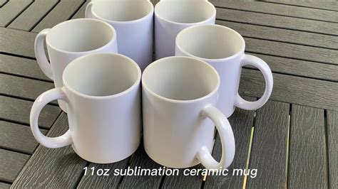 Porcelain Sublimation 11 Oz White Ceramic Mug Blanks Coffee Classic