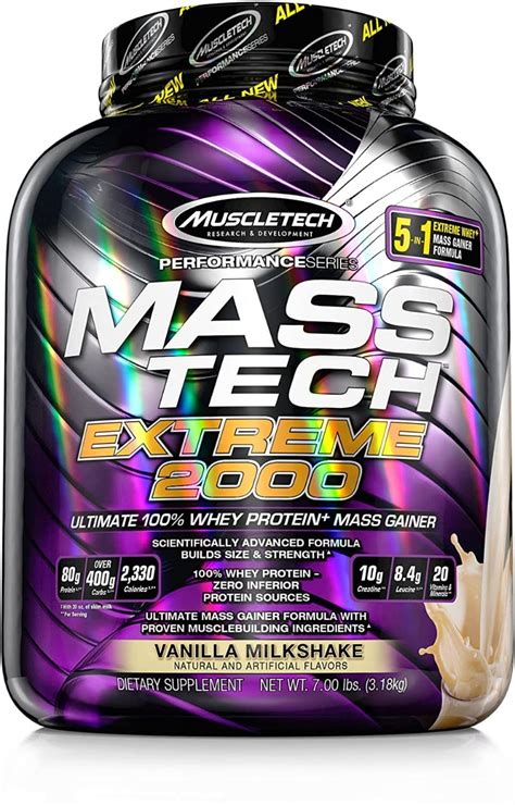 Muscletech Performance Series Mass Tech Extreme Vanilla Milkshake