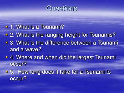 Ppt Tsunami And Tidal Waves Powerpoint Presentation Id 1209651