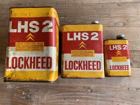 Lot De 3 Bidons Lockheed LHS 2 5 Litres 2 Litres 1 Lit Citroworld