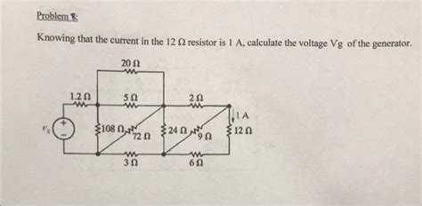 Solved Knowing That The Current In The 12Ω Resistor Is 1 A