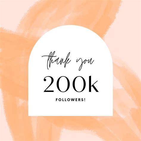 Thank you 200k Followers Instagram Post Design - Templates by Canva