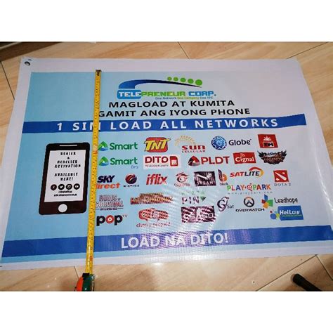 Tpc Load Na Dito Tarpaulin And Loading Codes Shopee Philippines