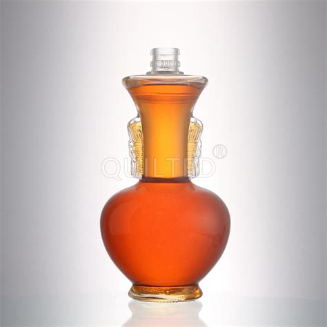 China Design Shape Of Lamp Ml Liquor Glass Whsiky Bottle