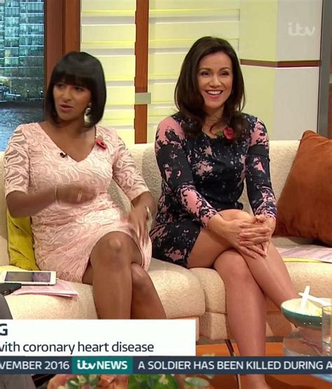 Hot Crossed Legs — Ranvir Singh And Susanna Reid