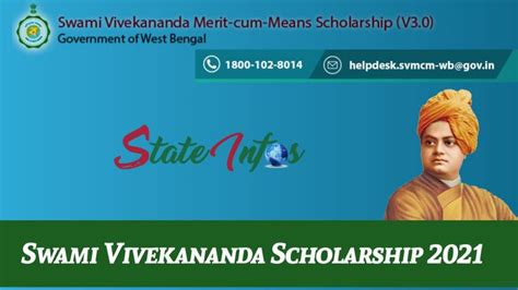 Swami Vivekananda Scholarship Svmcm Last Date To Renew