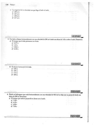 Tarea Tiro Parabolico Horizontal Ppt