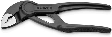 Knipex Cobra Pince multiprise de pointe grise atramentisée gainées en