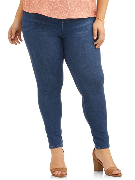 Terra And Sky Womens Plus Size Full Length Super Soft Jegging Brickseek