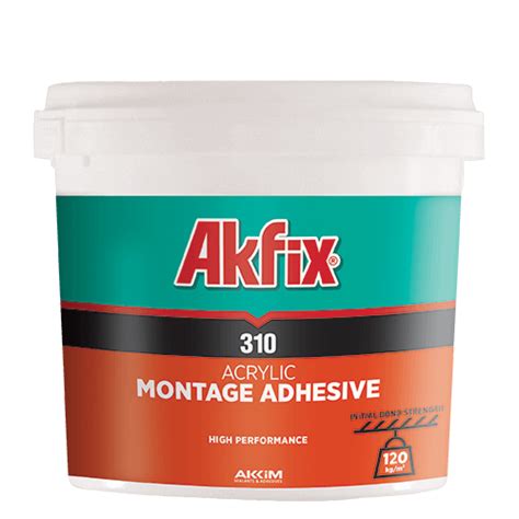 Montage Adhesive Water Based Paintable Akfix