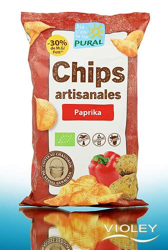 Pural Kartoffelchips Paprika 120 G Bei Violey