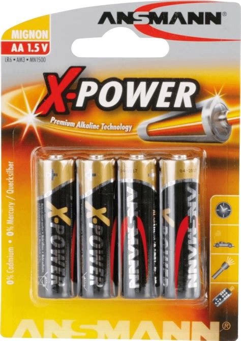 Ansmann Mignon Aa Lr6 X4 Single Use Battery Alkaline 15 V