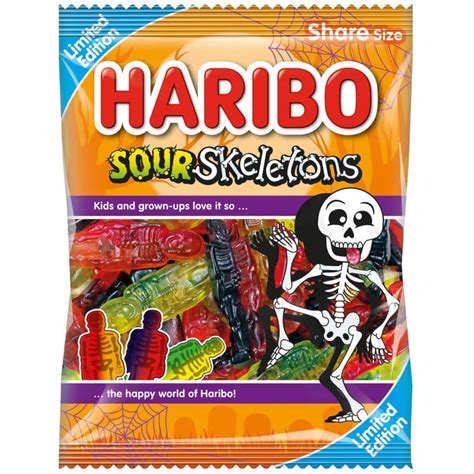 Haribo Sour Skeletons Halloween Szkielety 160g 12648667107