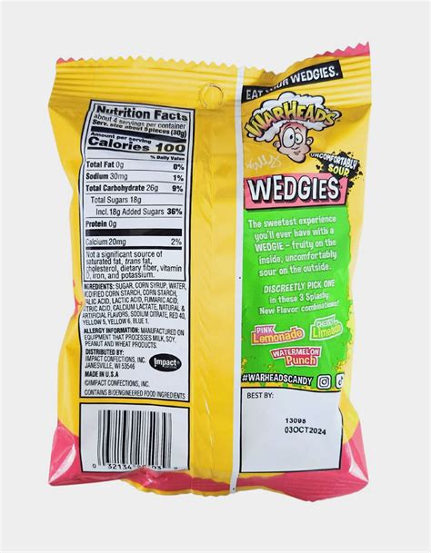 Warheads Wedgies Sour Candy Multi Tillys