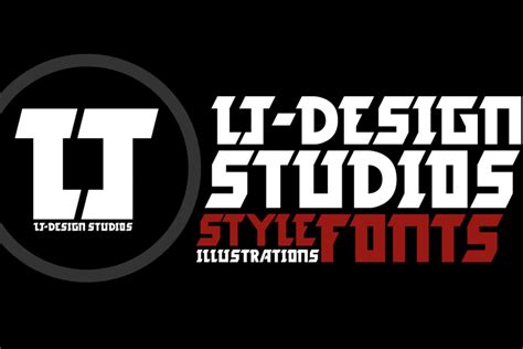 Lj Design Studios Logo Font Lj Design Studios Fontspace