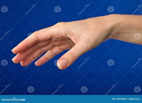 Female Relaxed Hand Stock Photo Image Of Symbol Female 17947630