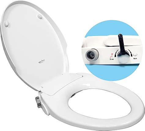 Geniebidet Elongated Bidet Attachment For Toilet Seat Self Cleaning