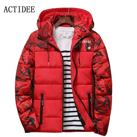 2017 New Men Hooded Winter Jackets Men Camouflage Cotton Padded Jacket